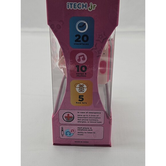 ITECH Jr. Kids Smartwatch Butterfly Band Earbuds W/MP3 Jack 25+ STEM Games - Picture 15 of 16